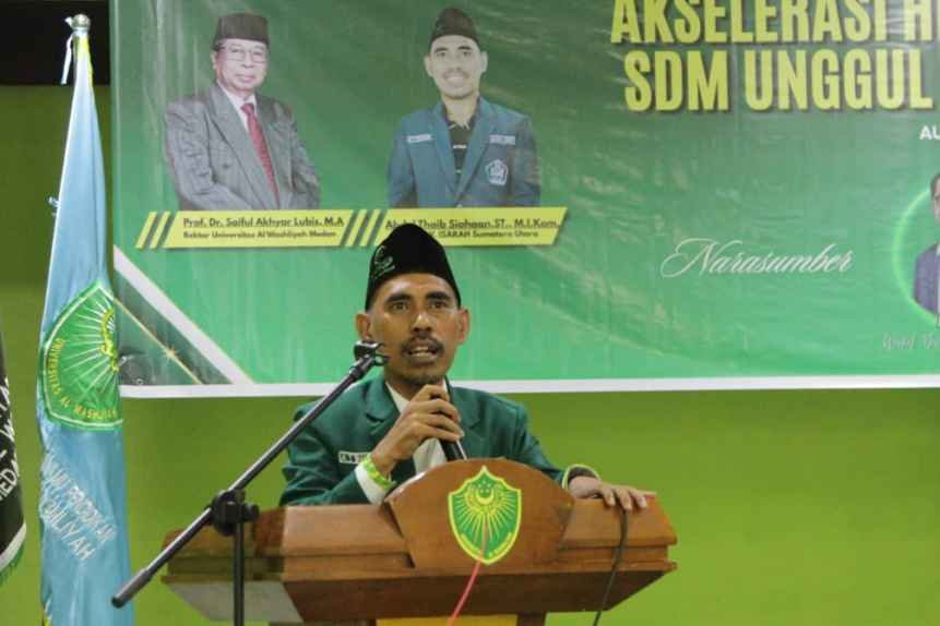 Ketua Ikatan Sarjana Al Washliyah (ISARAH) Sumatera Utara, Abdul Thaib Siahaan