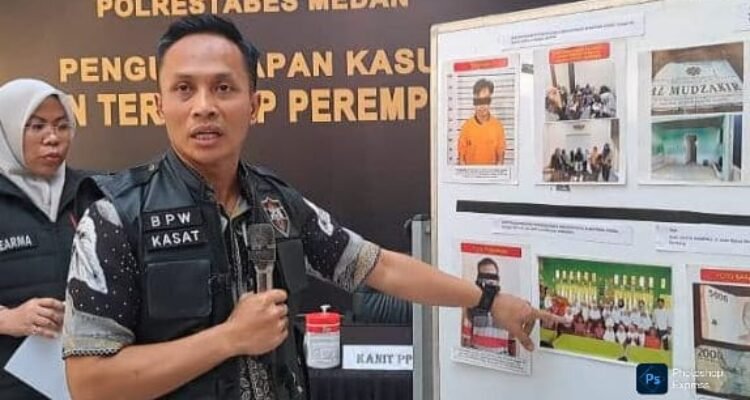 AKBP Wahyu paparkan ungkapan kasus pencabulan. (Ist)