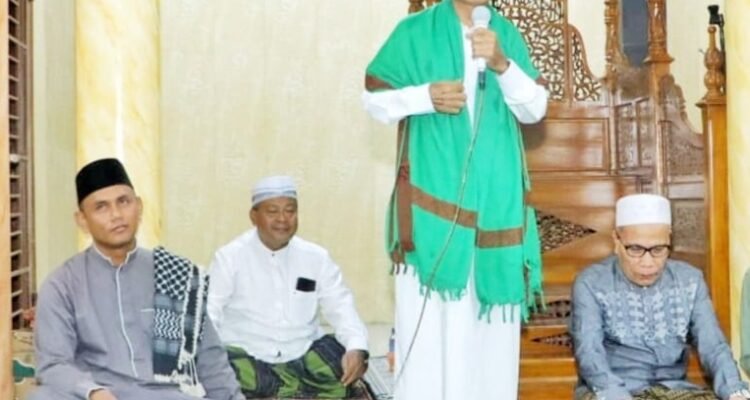 Suasana kwgiatan Safari Ramadan Pemkab Simalungun di Masjid Istiqomah Rambung Merah. Foto: Dinas Kominfo Simalungun