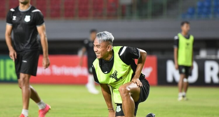 Rudiyana tengah berlatih menjelang pertandingan melawan Bekasi City di lanjutan Liga 2 Pegadaian Championship 2025/2026. (PSMS Medan Dok)