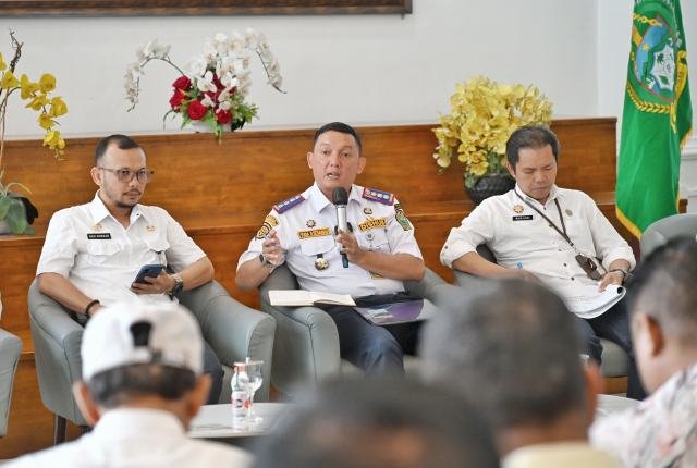 Temu Pers bersama dengan Dinas Kebudayaan, Pariwisata dan Ekonomi Kreatif Provinsi Sumatera Utara dengan tema "Program Prioritas, Proyek Strategis dan Kegiatan Unggulan OPD" Kegiatan ini difasilitasi Dinas Kominfo Sumut yang berlangsung di Lobby Dekranasda Lantai 1 Kantor Gubernur Sumut Jalan Diponegoro Nomor 30 Medan, Rabu (1/4/2026). Foto/Diskominfo Sumut 
