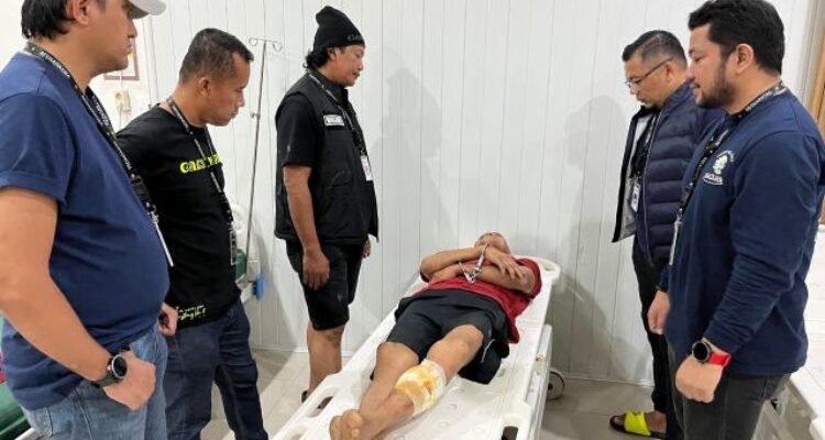 Seorang residivis edarkan sabu tumbang ditembak petugas Satuan Reserse narkoba Polrestabes Medan di Tembung, Rabu (6/5/2026).
