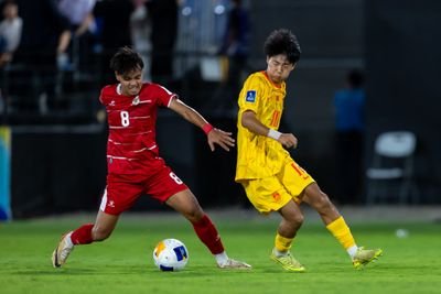 Timnas Indonesia U-17 mengalahkan China 1-0 pada pertandingan Piala Asia U-17 2026 di Lapangan A King Abdullah Sport City, Selasa (5/5/2026). Foto/The AFC