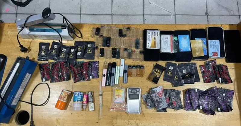 Pod getar diamankan Sat Res Narkoba Polrestabes Medan diduga mengandung narkotika. (Ist)