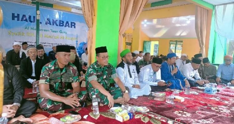 Peringatan Haul Akbar ke-15 Tuan Guru Syeikh KH Ali Mas'ud Al Banjari, di Kampung Darussalam Matfa Indonesia RT 03 Dusun III Telaga Said, Kecamatan Sei Lepan, Kabupaten Langkat, Kamis (4/6/2026).