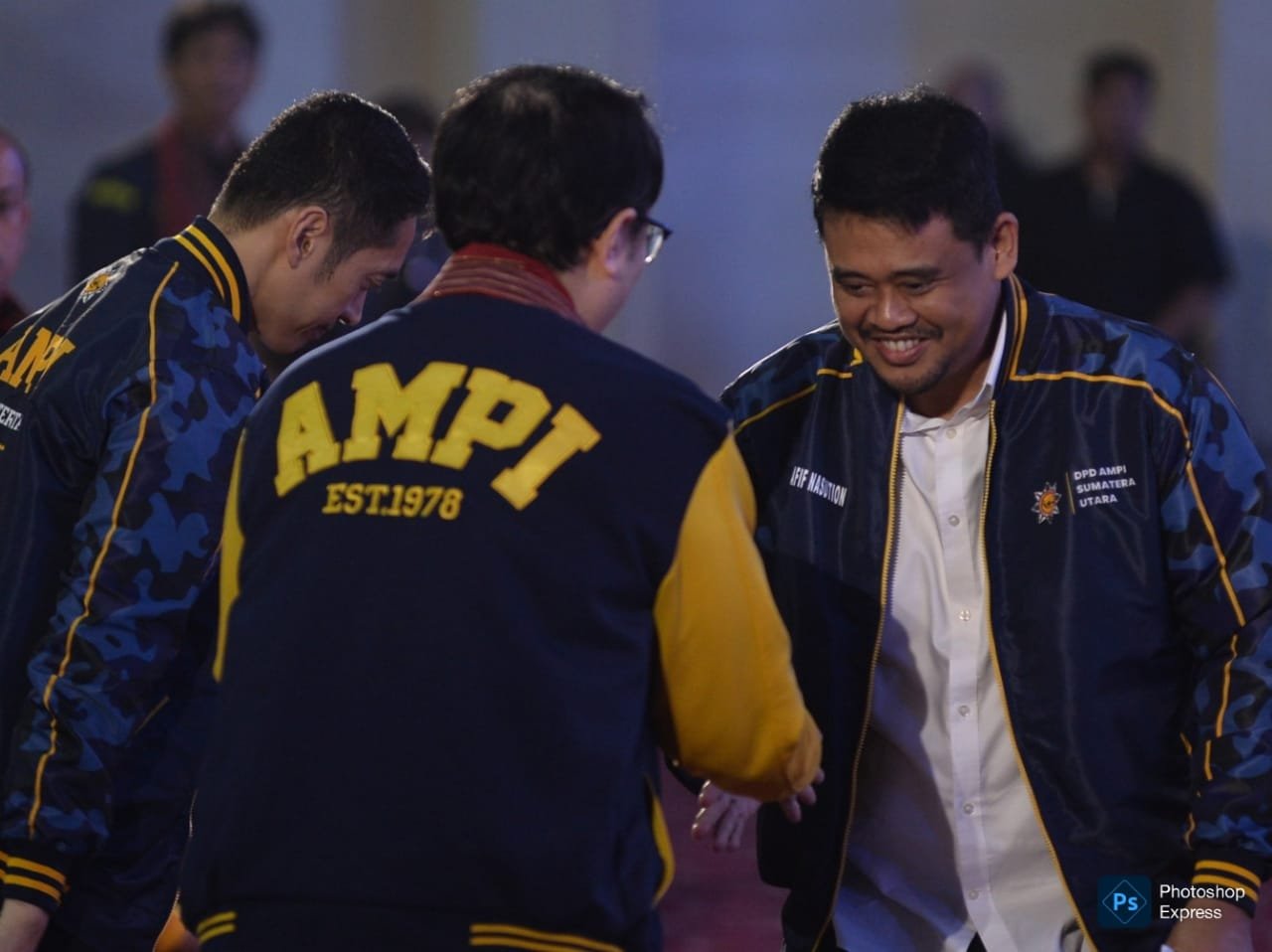 Bobby Nasution hadiri acara pelantikan AMPI. (Kominfo Sumut Dok)