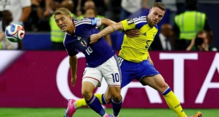 Jepang dan Swedia lolos ke babak 32 besar meski bermain sama kuat 1-1 di Grup F Piala Dunia 2026. (Foto : Google)