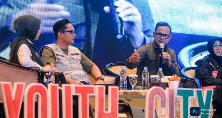 Rico Waas hadir dalam Sharing Session Youth City Changers (YCC) APEKSI 2026. (Kominfo Medan Dok)