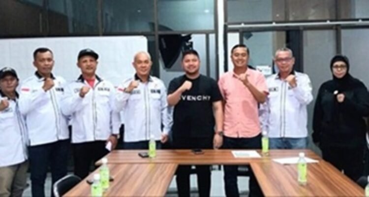 Pengurus KORMI Kota Medan bersilaturahmi dengan Ketua KORMI Sumut,, di Kantor KORMI Sumut, Jalan Willem Iskandar, Medan Estate, Rabu (3/6/2026).