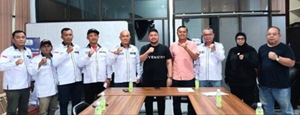 Pengurus KORMI Kota Medan bersilaturahmi dengan Ketua KORMI Sumut,, di Kantor KORMI Sumut, Jalan Willem Iskandar, Medan Estate, Rabu (3/6/2026).