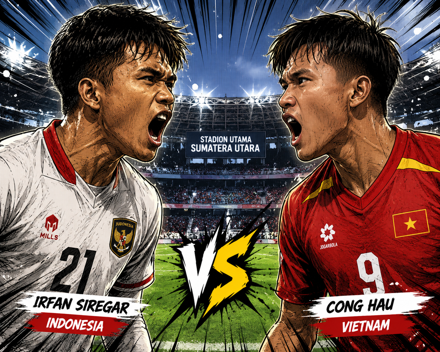 Irfan Siregar dan Cong Hau
