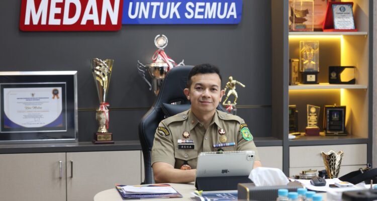 Kepala Bapenda Medan M Agha Novrian. (Ist)