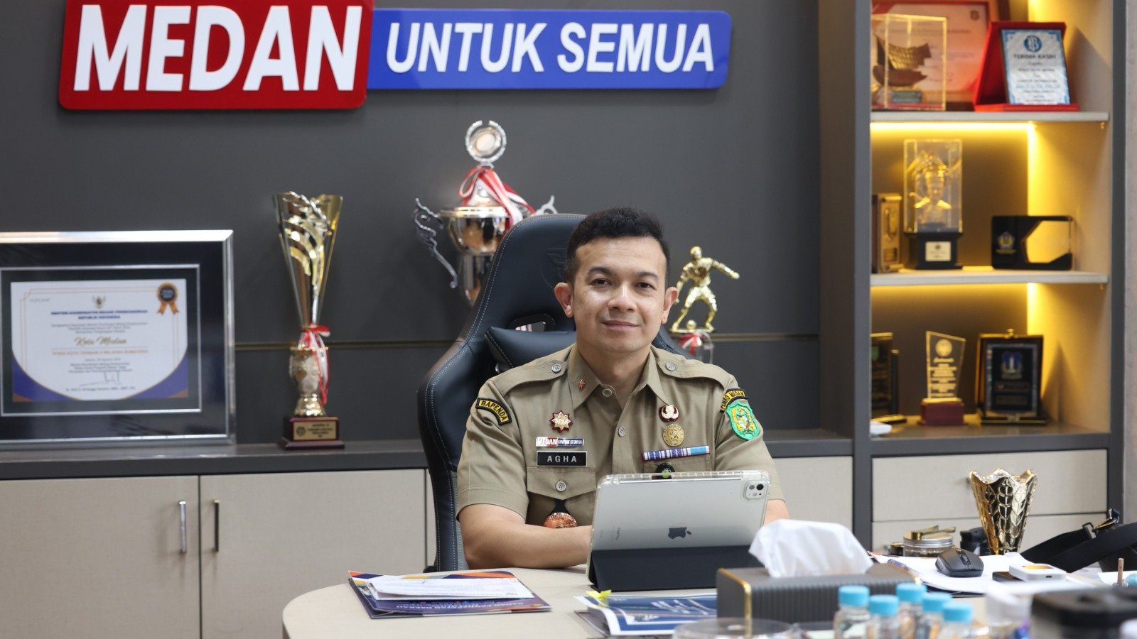 Kepala Bapenda Medan M Agha Novrian. (Ist)