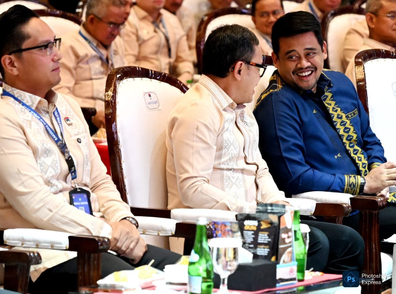 Bobby Nasution hadir dalam Rakernas APRKSI XVIII. (Kominfo Medan Sumut)