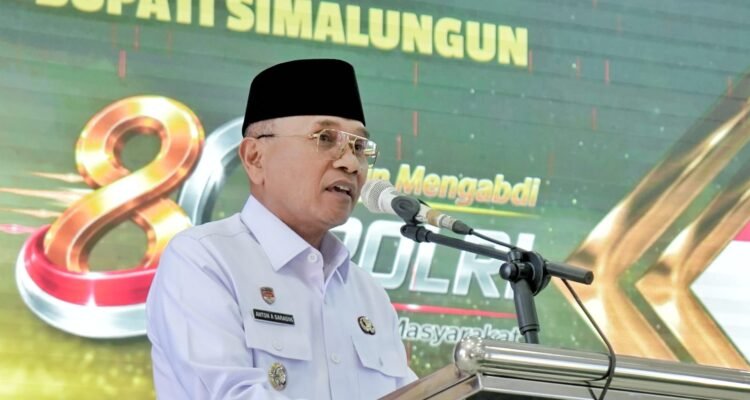 Bupati Simalungun Anton Achmad Saragih