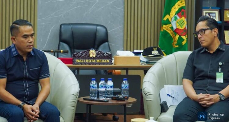 Rico Waas terima audiensi pengurus PWPM Medan. (Kominfo Medan Dok)