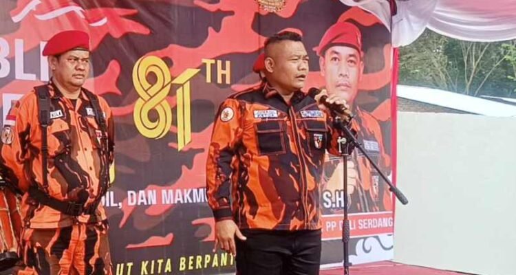 Ketua MPC Pemuda Pancasila Kabupaten Deli Serdang, Junaidi, S.H.