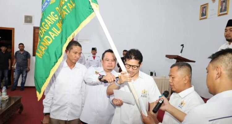 Bupati Madina dan Wabup bupati menghadiri Pelantikan Pengurus Kadin Periode 2026-2030, di Ballroom Ladang Sari, Panyabungan, Kamis (3/9/ 2026).