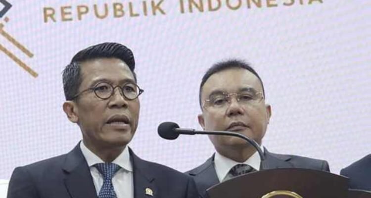 Ketua Komisi XI DPR Muhammad Misbakhun di Kantor Presiden Jakarta. (Foto Dok Antara)
