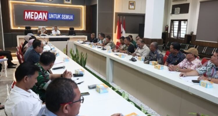 Rapat Pelaksanaan Tim Penagihan Tunggakan Pajak Daerah Kota Medan Tahun Anggaran 2026 Periode Agustus 2026.