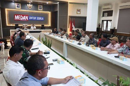 Rapat Pelaksanaan Tim Penagihan Tunggakan Pajak Daerah Kota Medan Tahun Anggaran 2026 Periode Agustus 2026.