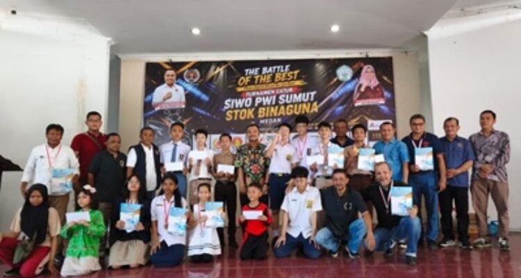 Turnamen Catur Seksi Wartawan Olahraga (SIWO) PWI Sumut-STOK Bina Guna Medan.