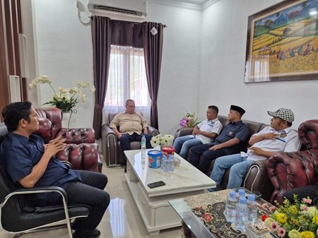 PWI Madina beraudiensi dengan Kajari Madina, Rabu (8/7/2026).