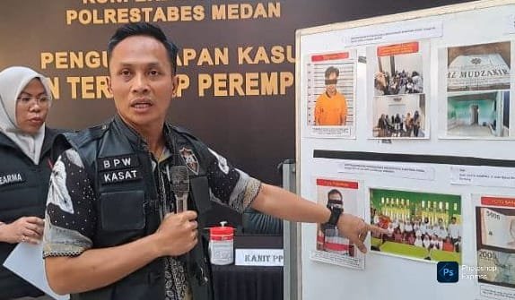 AKBP Wahyu paparkan ungkapan kasus pencabulan. (Ist)