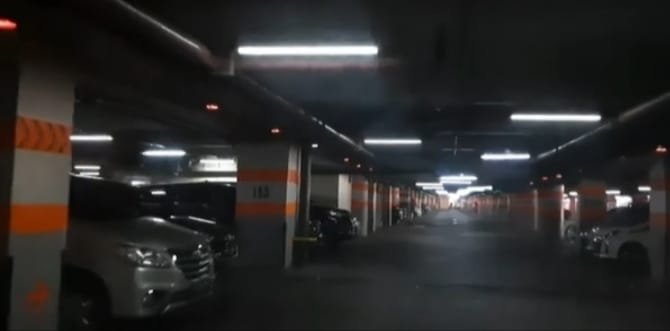 Areal pelataran parkir Plaza Medan Fair. (Ist)