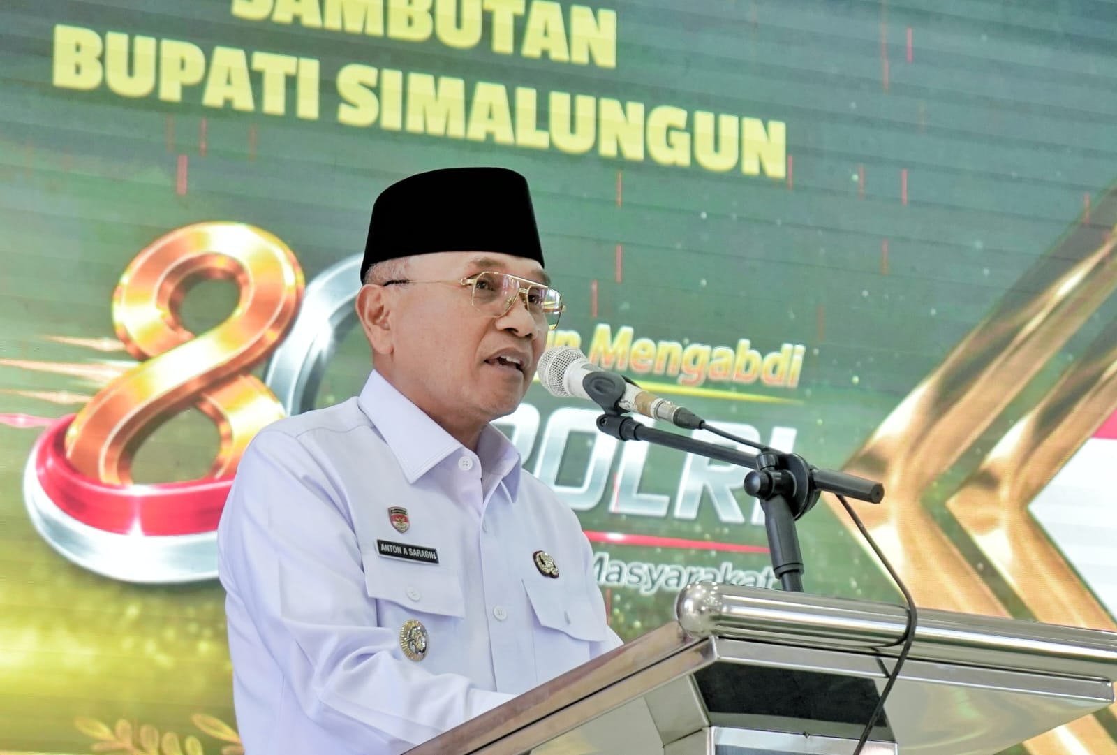 Bupati Simalungun Anton Achmad Saragih
